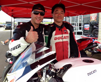 Sales Manager Jim on his 2008 CBR1000RR